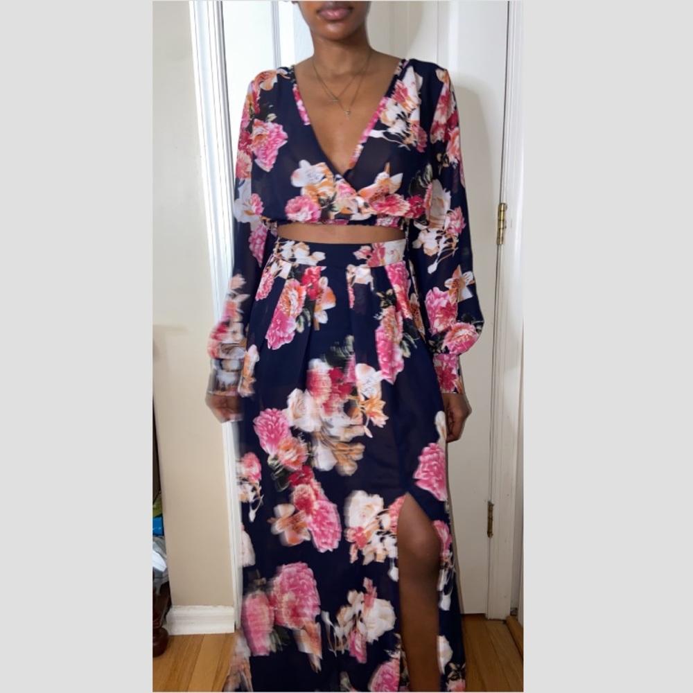 Floral two piece set